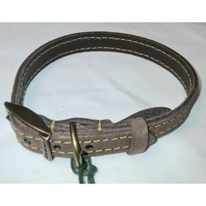 Barbour, Leather Adjustable Small‎ Collar 10.5" - 13.5" x 5/8" Buckle Close